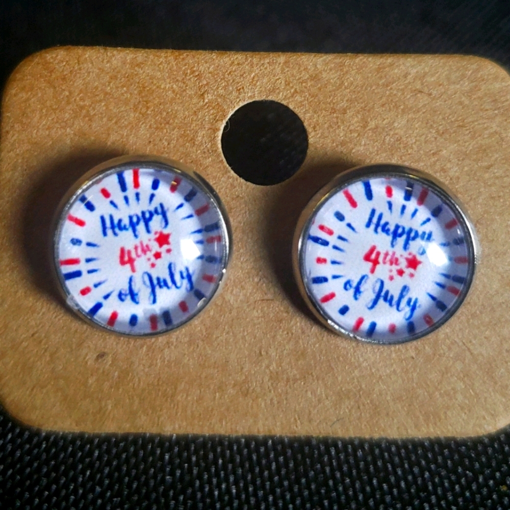 12 mm stud earring